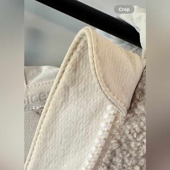 Outdoor Voices Mega Fleece 1/2 Zip Size Medium Oatmeal / Amber - Picture 11 of 12